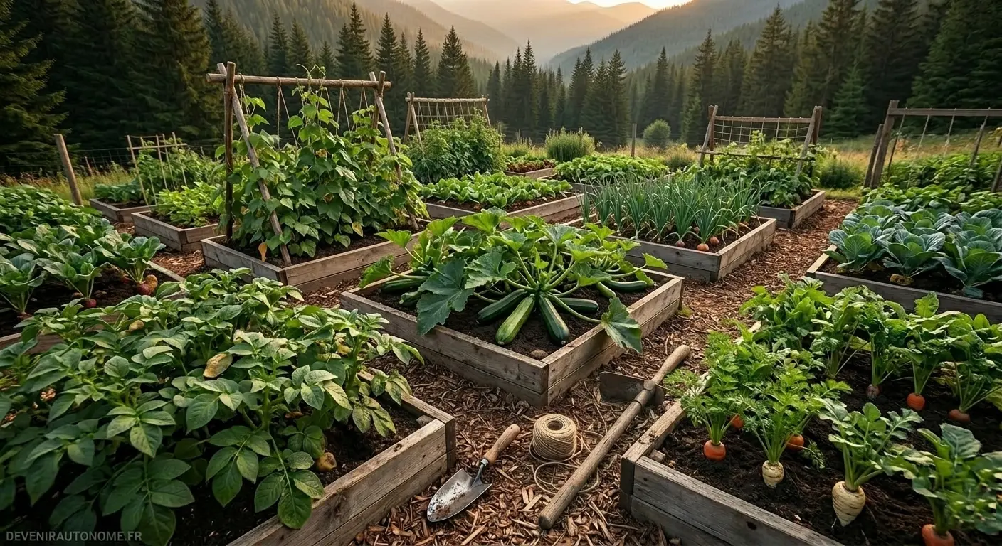 Fruits et légumes du potager